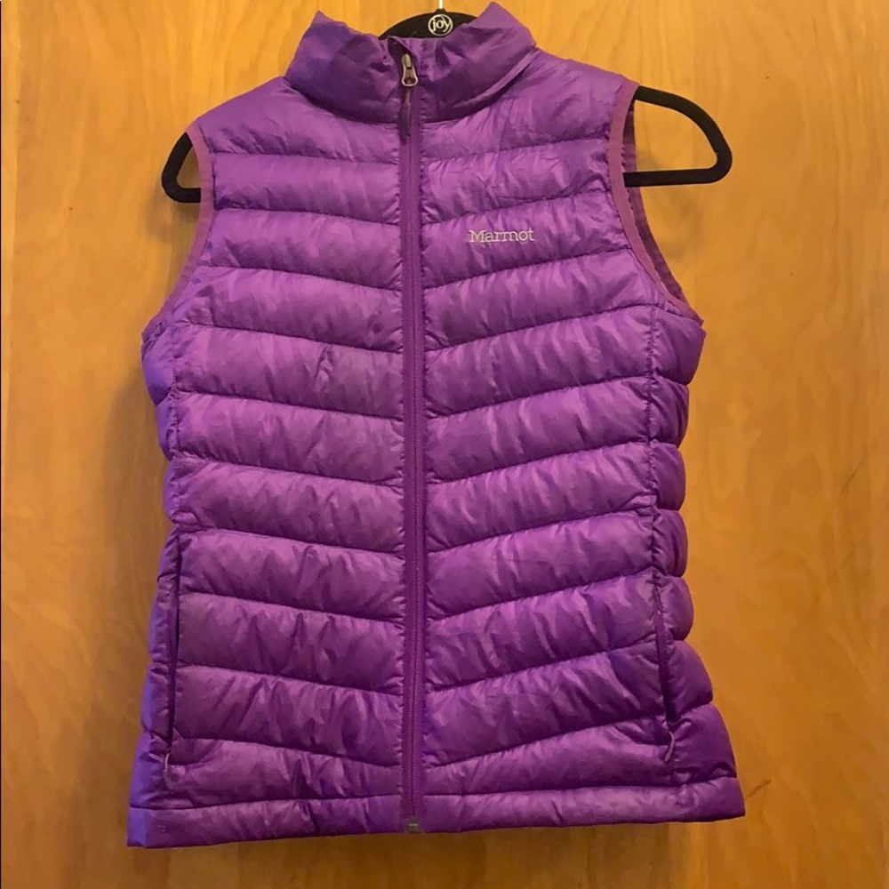 Marmot Purple Puffy Vest